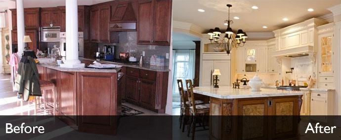 Photo: Before & After, Gourmet French Country Kitchen