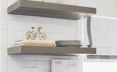 Floating Shelves In The Kitchen
