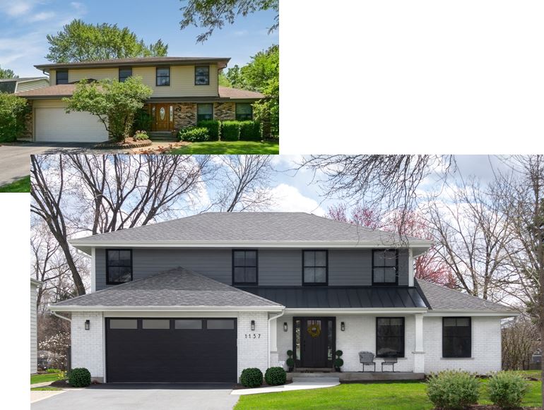 burr ridge exterior makeover